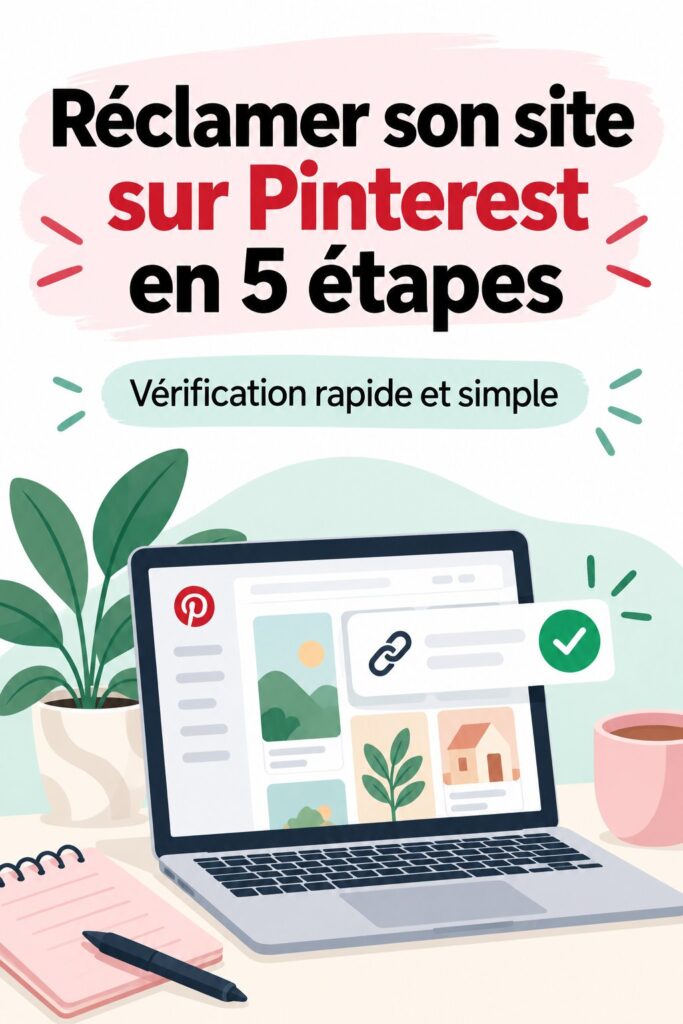 Validation d'un site web sur Pinterest pour augmenter sa visibilité